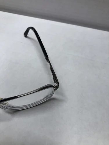 GENESIS G4012 FULL RIM STAINLESS STEEL EYEGLASS FRAMES BROWN 53-20-145 Used 3