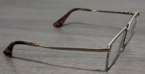 Genuine Prada Womens Cateye Eyeglass Frames White and Gold 4