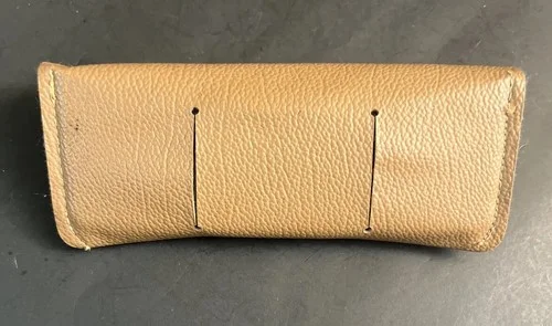 Genuine Soft Leather Eyeglass Case Sunglasses Belt Pouch Glasses Holder USA 2