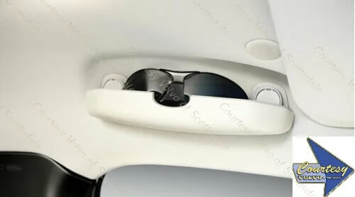 GENUINE VOLVO Factory OEM Eye Glasses Holder Blonde 1281823 2