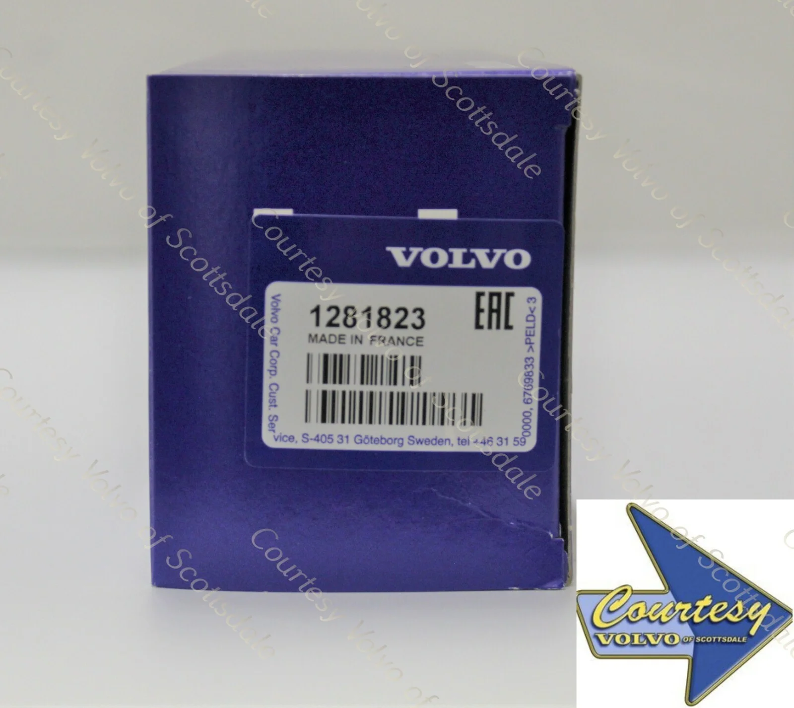 GENUINE VOLVO Factory OEM Eye Glasses Holder Blonde 1281823 4