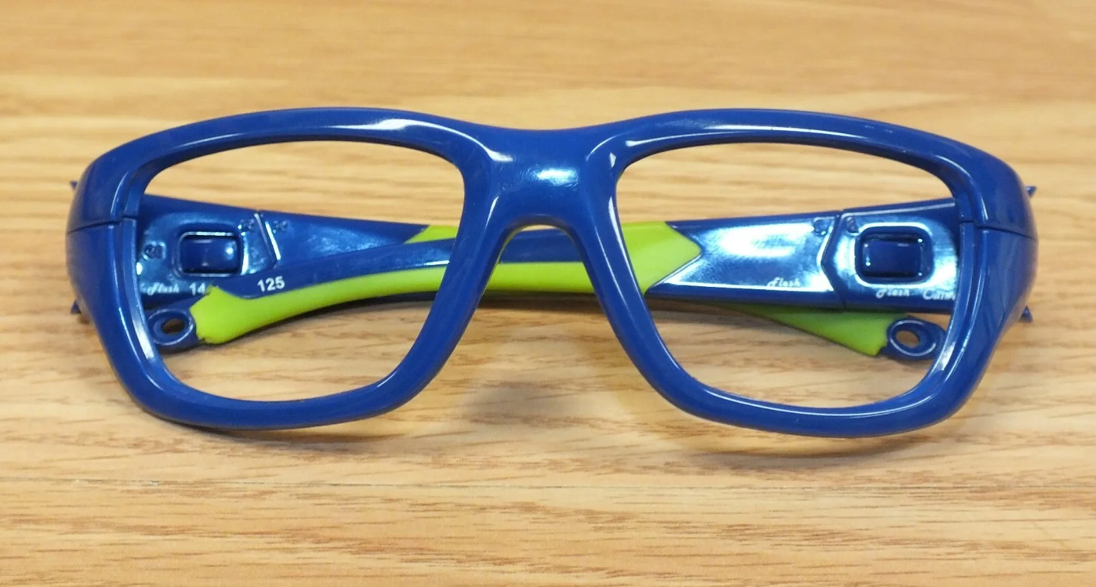 Genuine Wiley X 1412 Flash Youth Blue & Green Eyeglass Frames Only **READ**