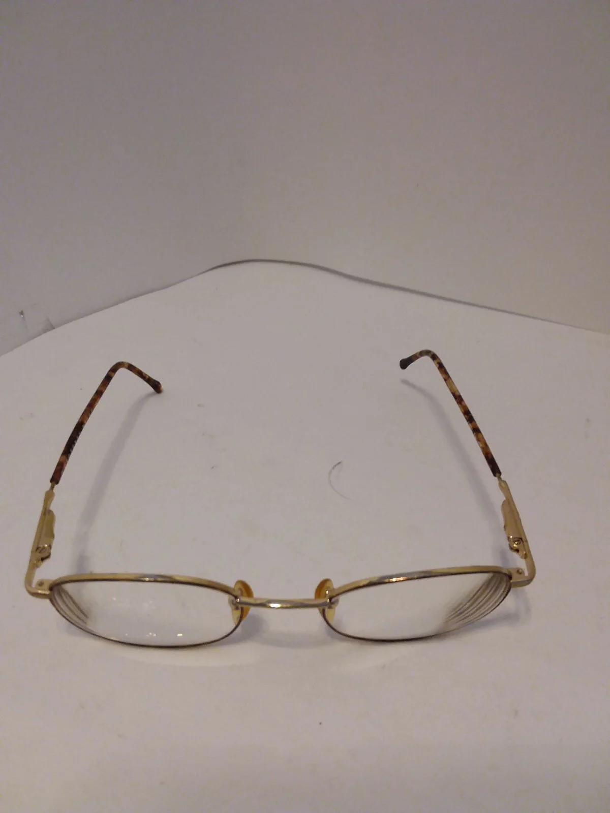 Geoffrey Beene Eyeglass Frames GB1161 DA/YG 140 Hinged Oval rims with case