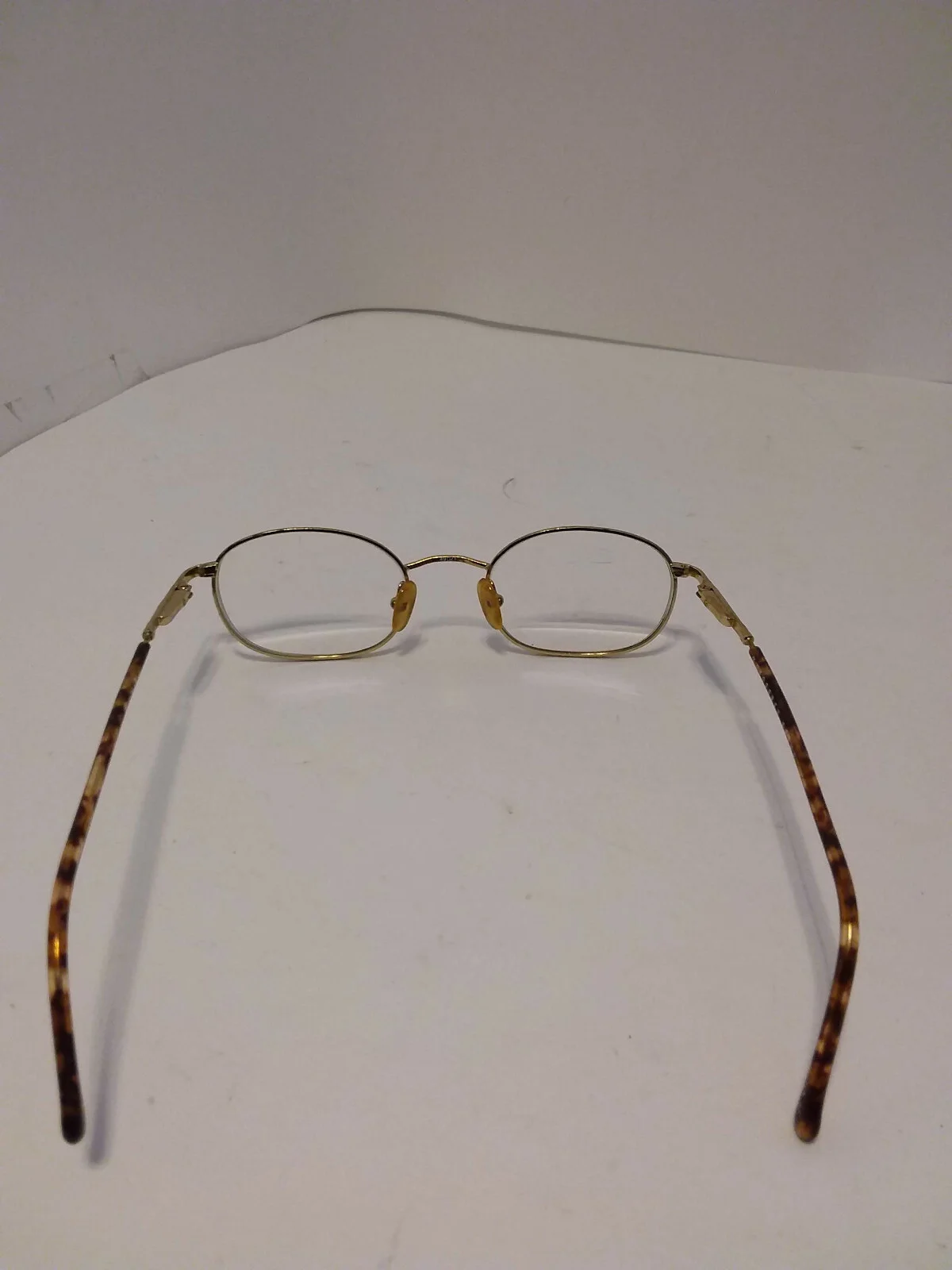 Geoffrey Beene Eyeglass Frames GB1161 DA/YG 140 Hinged Oval rims with case 2