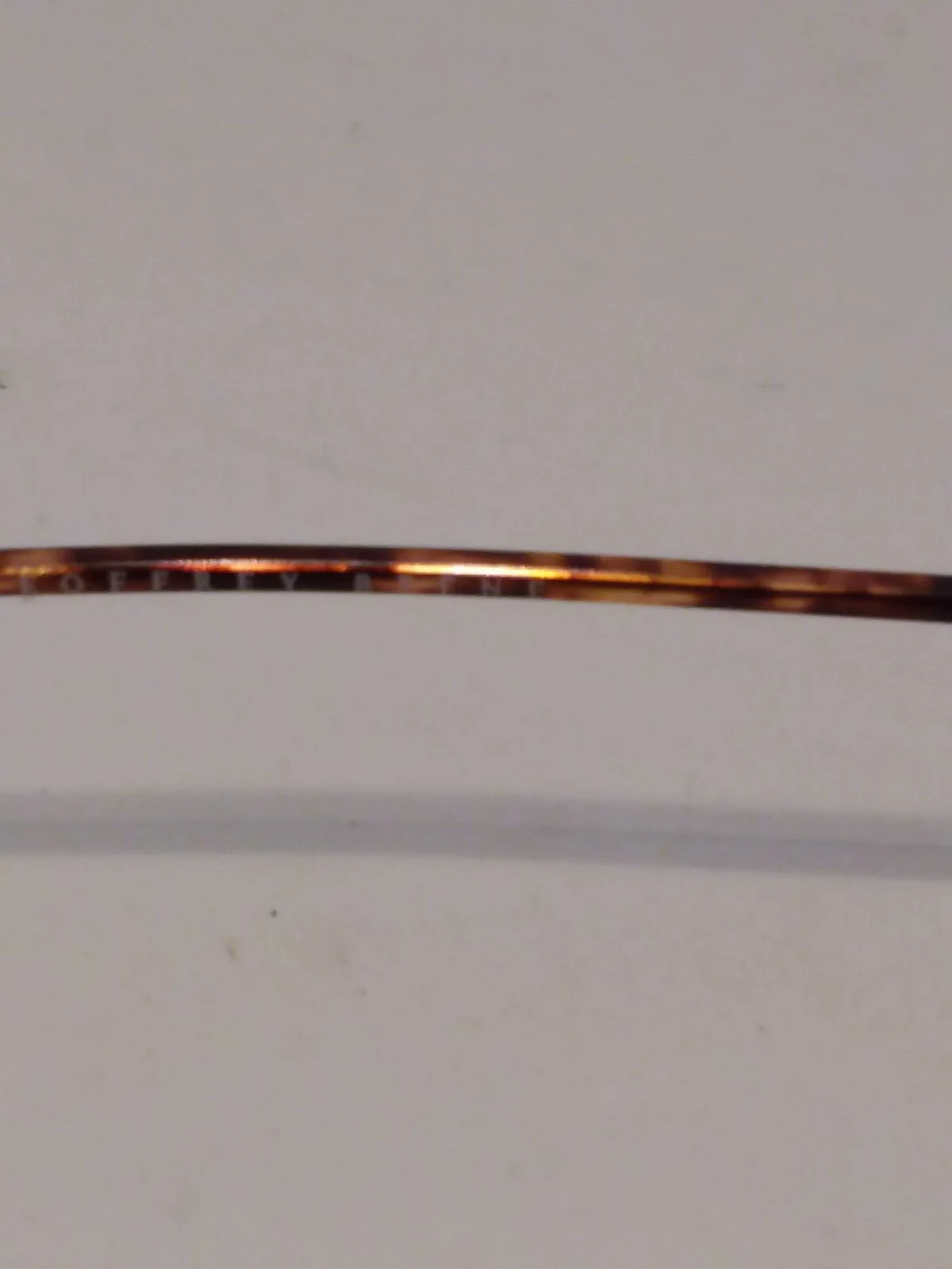 Geoffrey Beene Eyeglass Frames GB1161 DA/YG 140 Hinged Oval rims with case 3