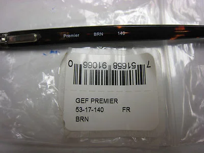 GEOFFREY BEENE EYEGLASS FRAMES Style PREMIER BRN 53-17-140 W/ Case 3