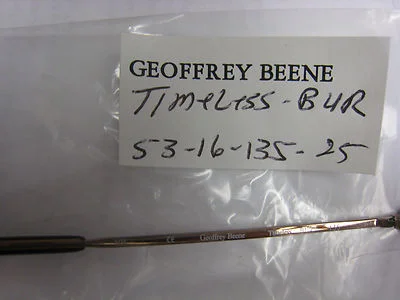 GEOFFREY BEENE EYEGLASS FRAMES Style TIMELESS in BLACK 53-16-135 W/ Case 3