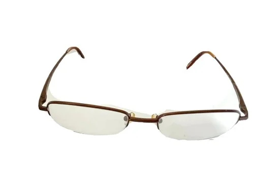 GEOFFREY BEENE Eyeglasses Frame Half Rim 52-19-140 Brown 4