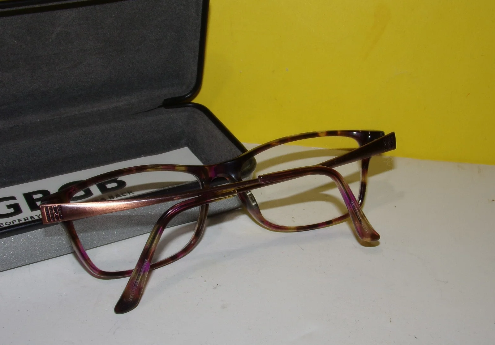 GEOFFREY BEENE Eyeglasses Frames Brown G300 TOR 135MM B:36 53-15 4