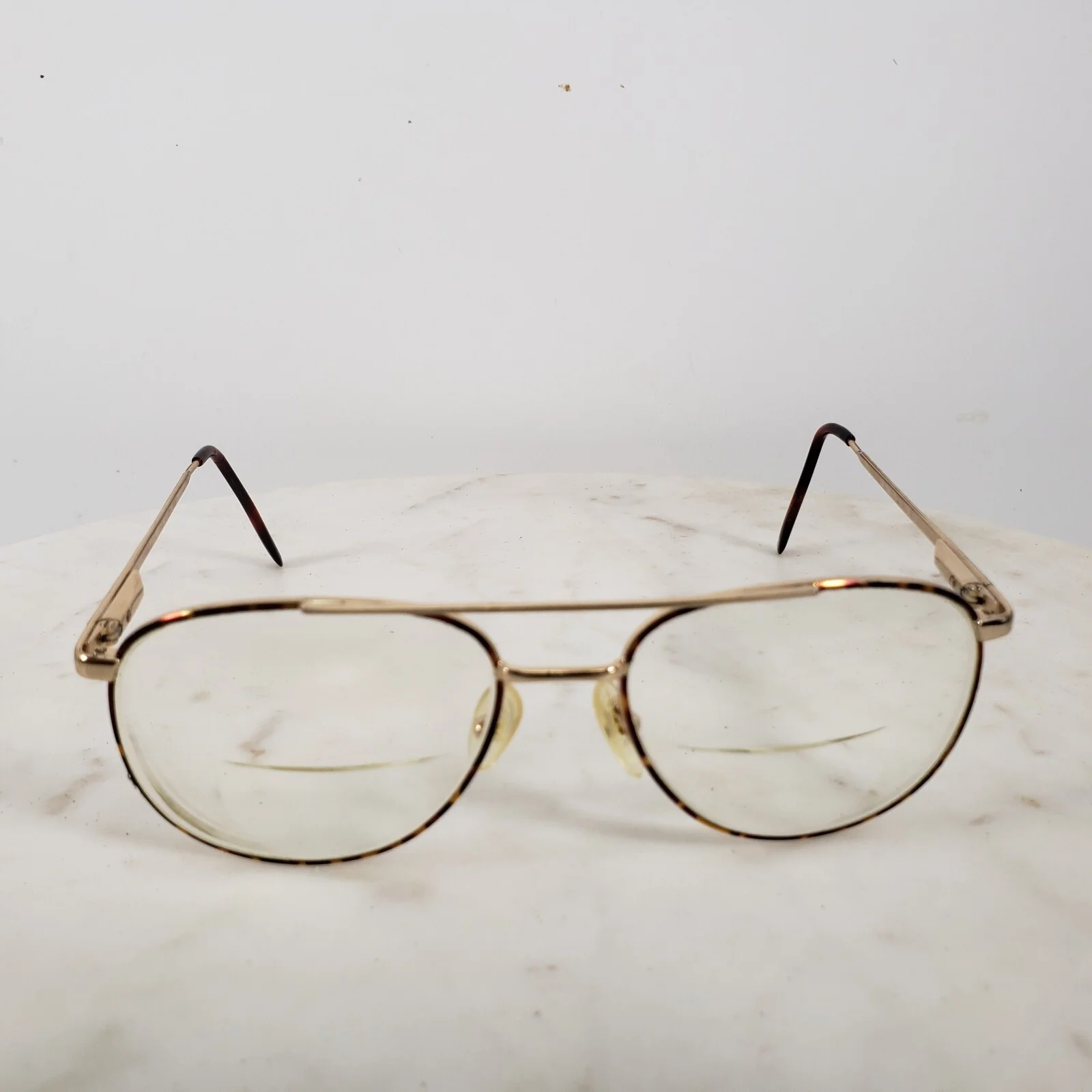 Geoffrey Beene Eyeglasses Frames GB 1086 Tortoise Aviator 55[]18 137 2