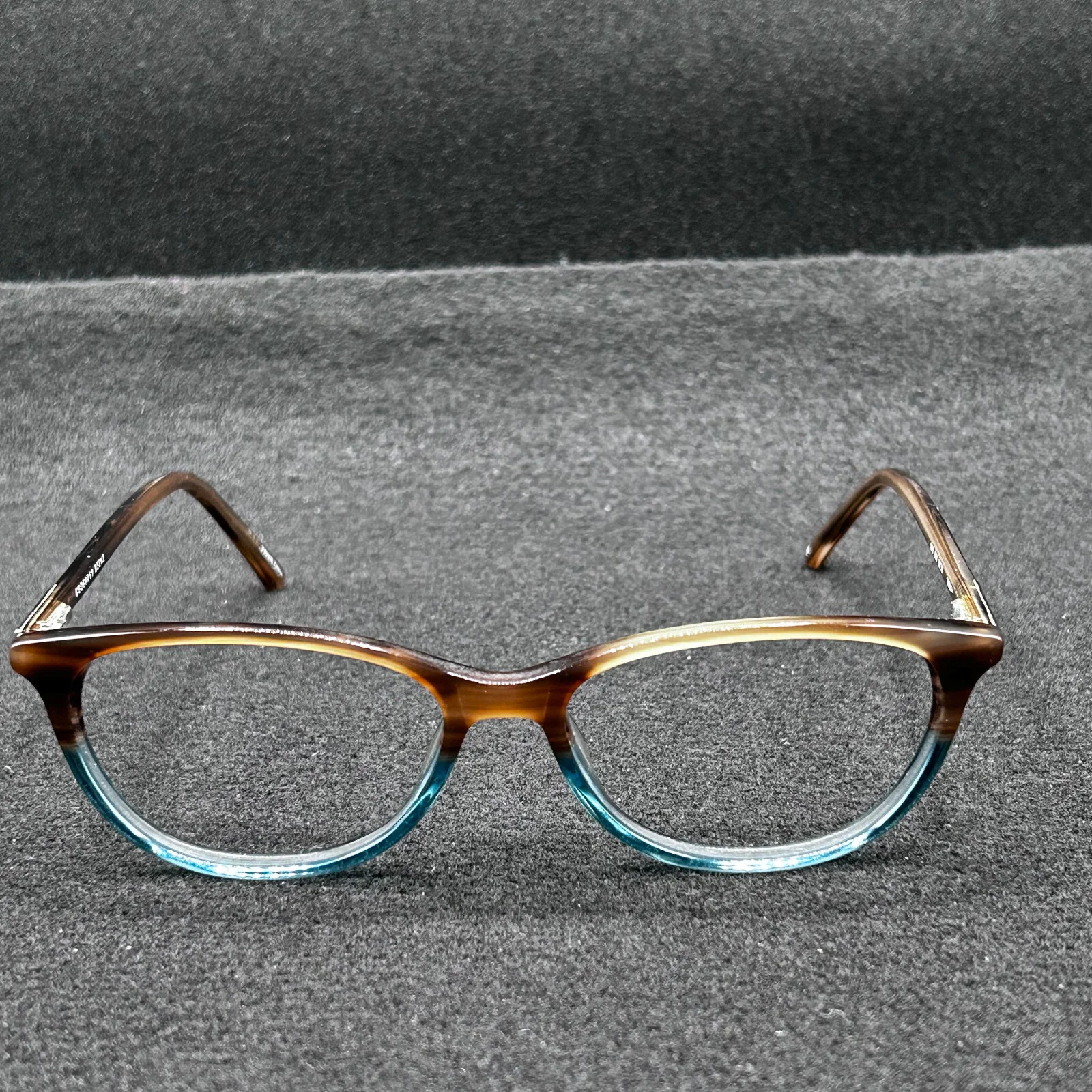 Geoffrey Beene G308 Eyeglasses **FRAME ONLY** Brown/Blue 52-15-140 Used 2