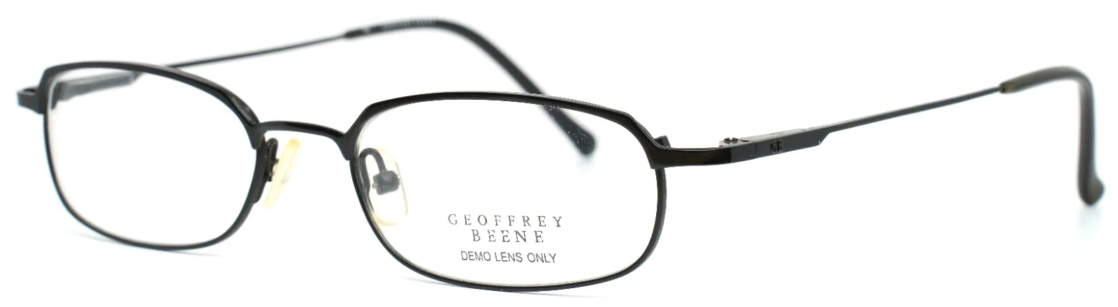 GEOFFREY BEENE GB1241 BLK Black Mens Oval Full Rim Eyeglasses 51-18-145 B:29