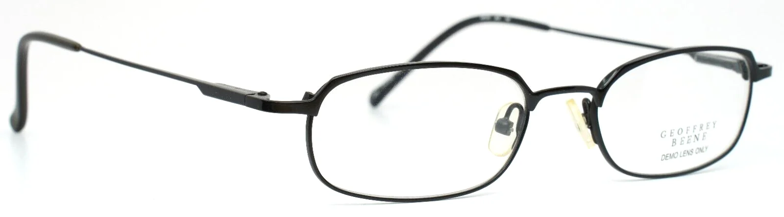 GEOFFREY BEENE GB1241 BLK Black Mens Oval Full Rim Eyeglasses 51-18-145 B:29 3