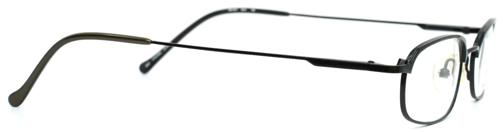 GEOFFREY BEENE GB1241 BLK Black Mens Oval Full Rim Eyeglasses 51-18-145 B:29 4