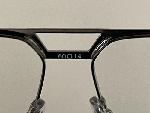 Geoffrey Beene Men’s Eyeglasses Gunmetal Color 60-14-140 Vintage 4