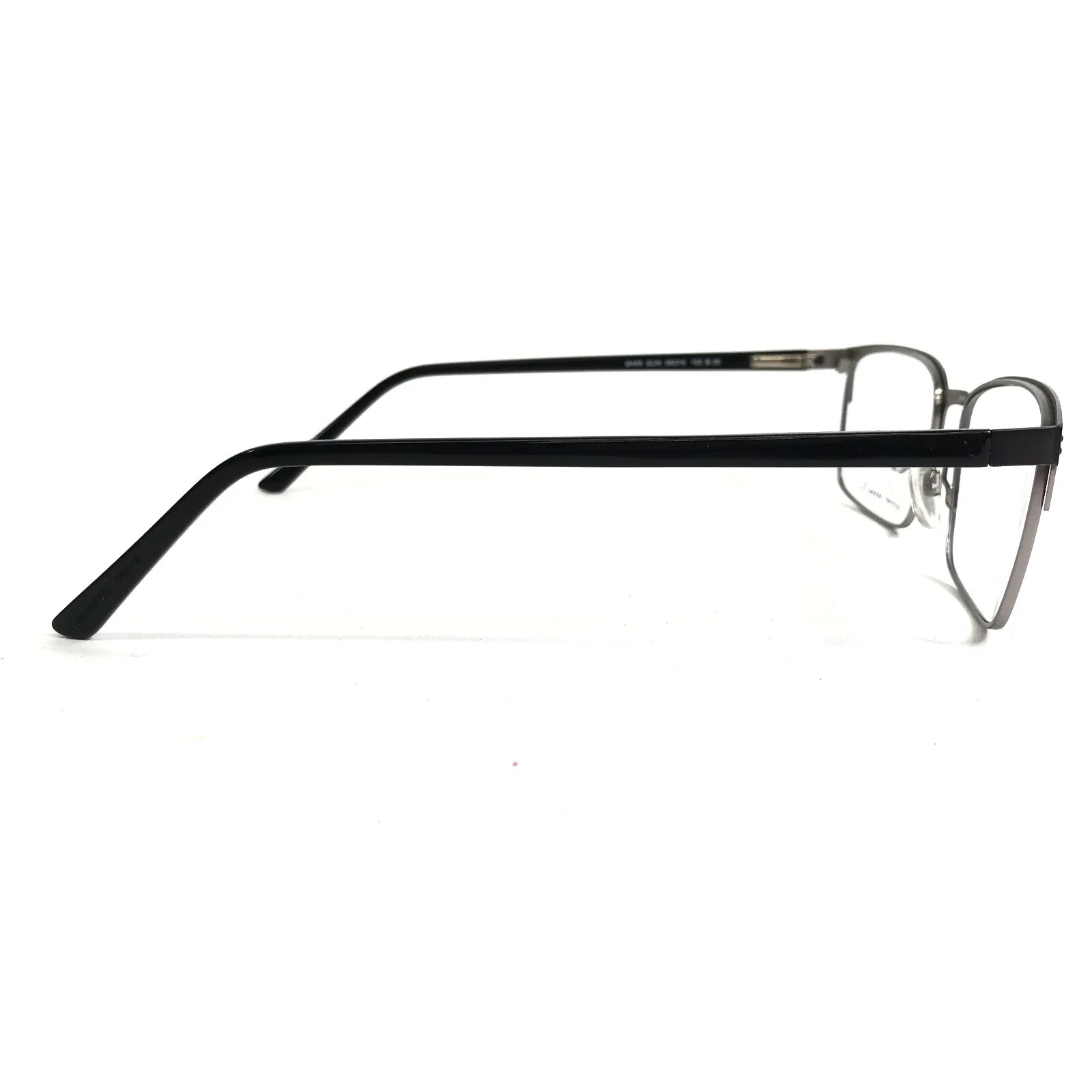 Geoffrey Beene XL Eyeglasses Frames G449 GUN Black Gray Gunmetal 58-18-150 3
