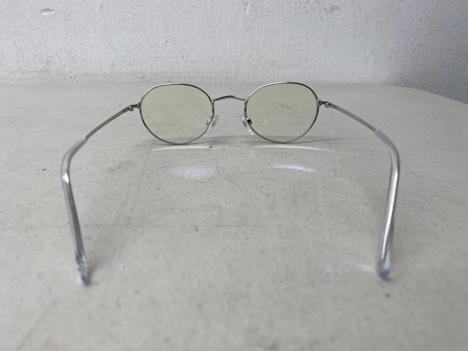 Germano Gambini GG160 Eyeglass Frames in Platinum/Black - 45mm 4