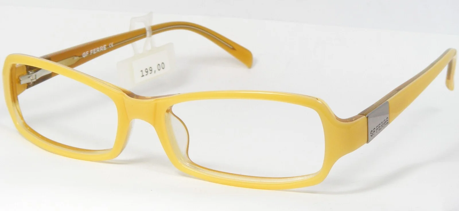 GF FERRE FF08904 MIKADO YELLOW EYEGLASSES GLASSES FF089 52-17-130mm (NOTES)