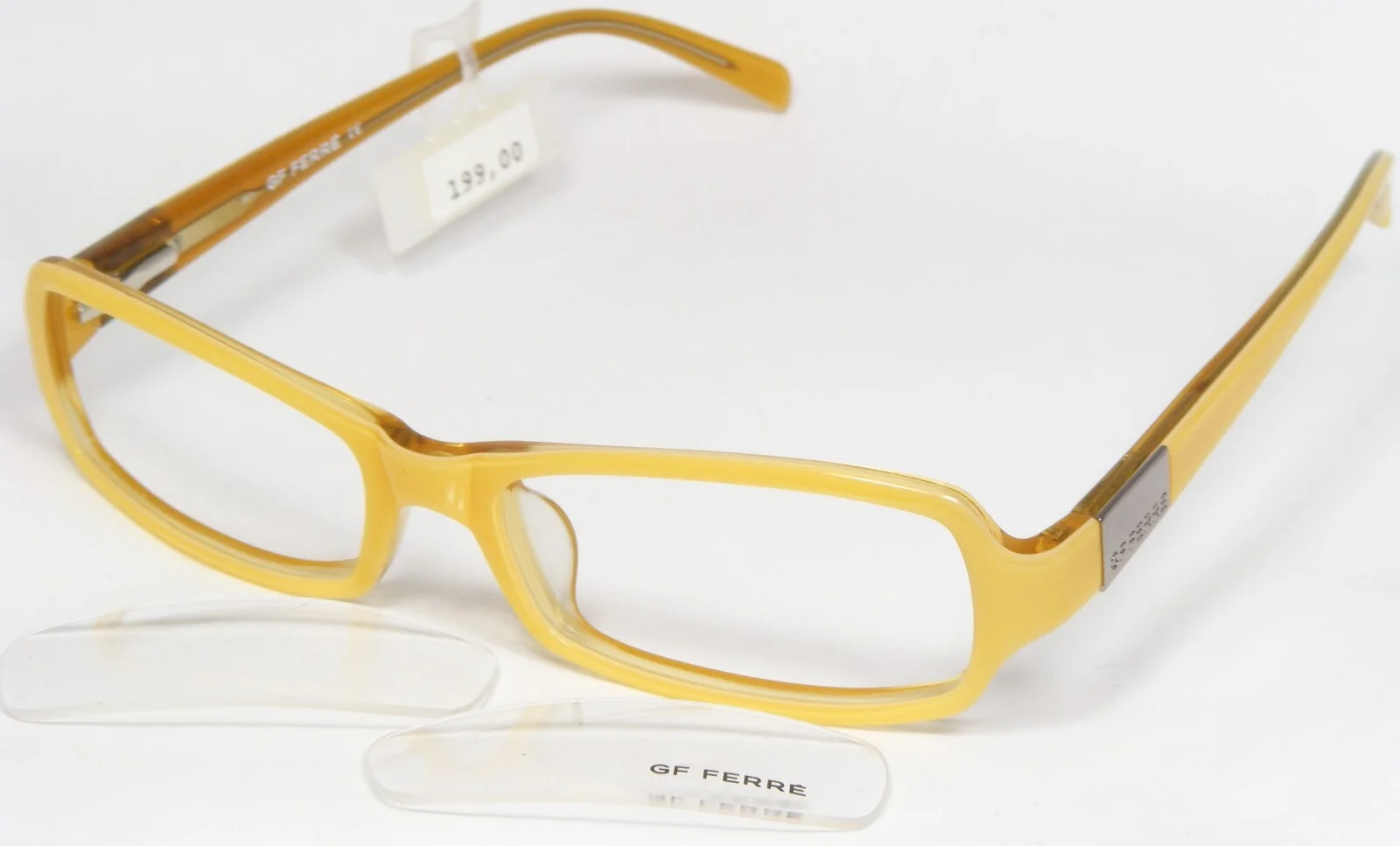 GF FERRE FF08904 MIKADO YELLOW EYEGLASSES GLASSES FF089 52-17-130mm (NOTES) 3