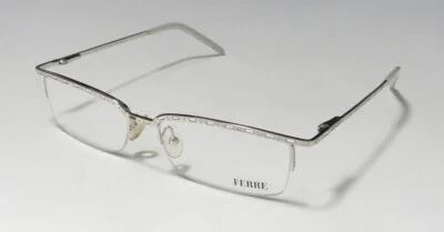GIANFRANCO FERRE 28501 07/08 HALF RIM SHINY FRAME BRAND MADE IN ITALY EYEGLASSES