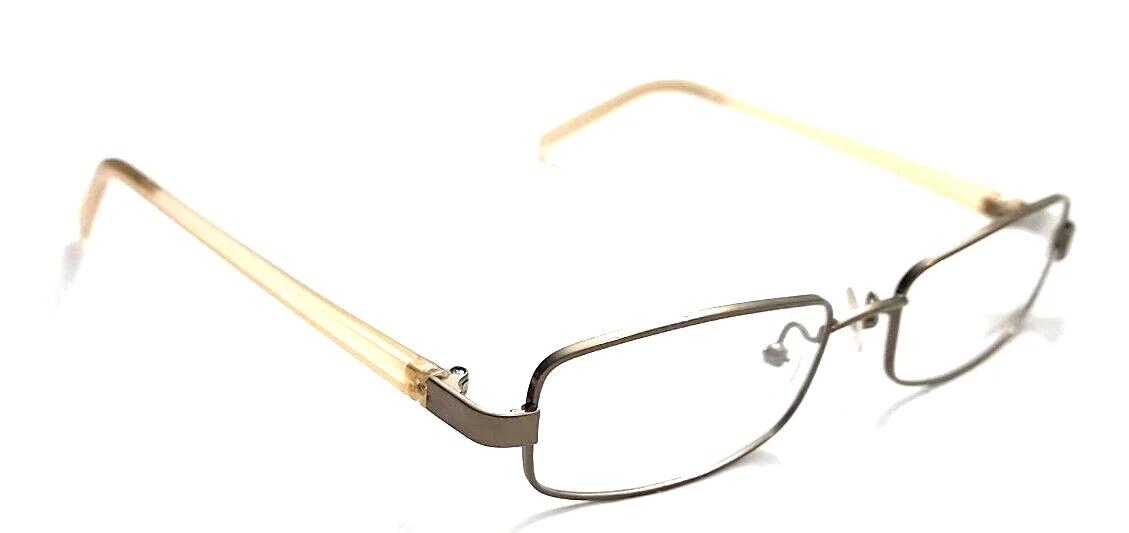 Gianfranco GF Ferre FF10103 Gunmetal Rectangle Eyeglasses Frames 52-17 135 New 3