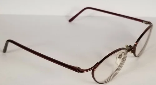 Giorgio Armani 1010 1185 Red Metal/Plastic Eyeglass Frames 48□17-130 ITALY VTG 2