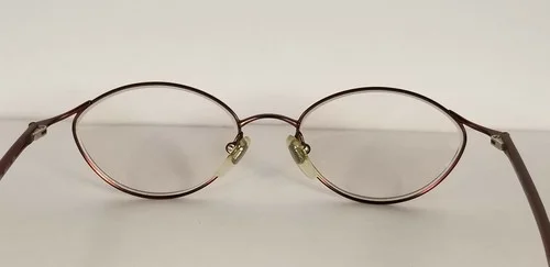 Giorgio Armani 1010 1185 Red Metal/Plastic Eyeglass Frames 48□17-130 ITALY VTG 4