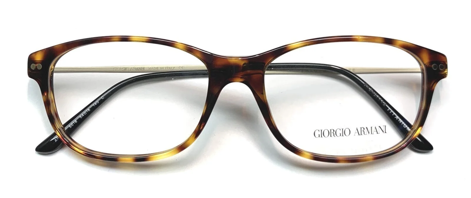 Giorgio Armani AR 7007 5018 Eyeglasses Glasses Brown Tortoise & Matte Gold 54mm