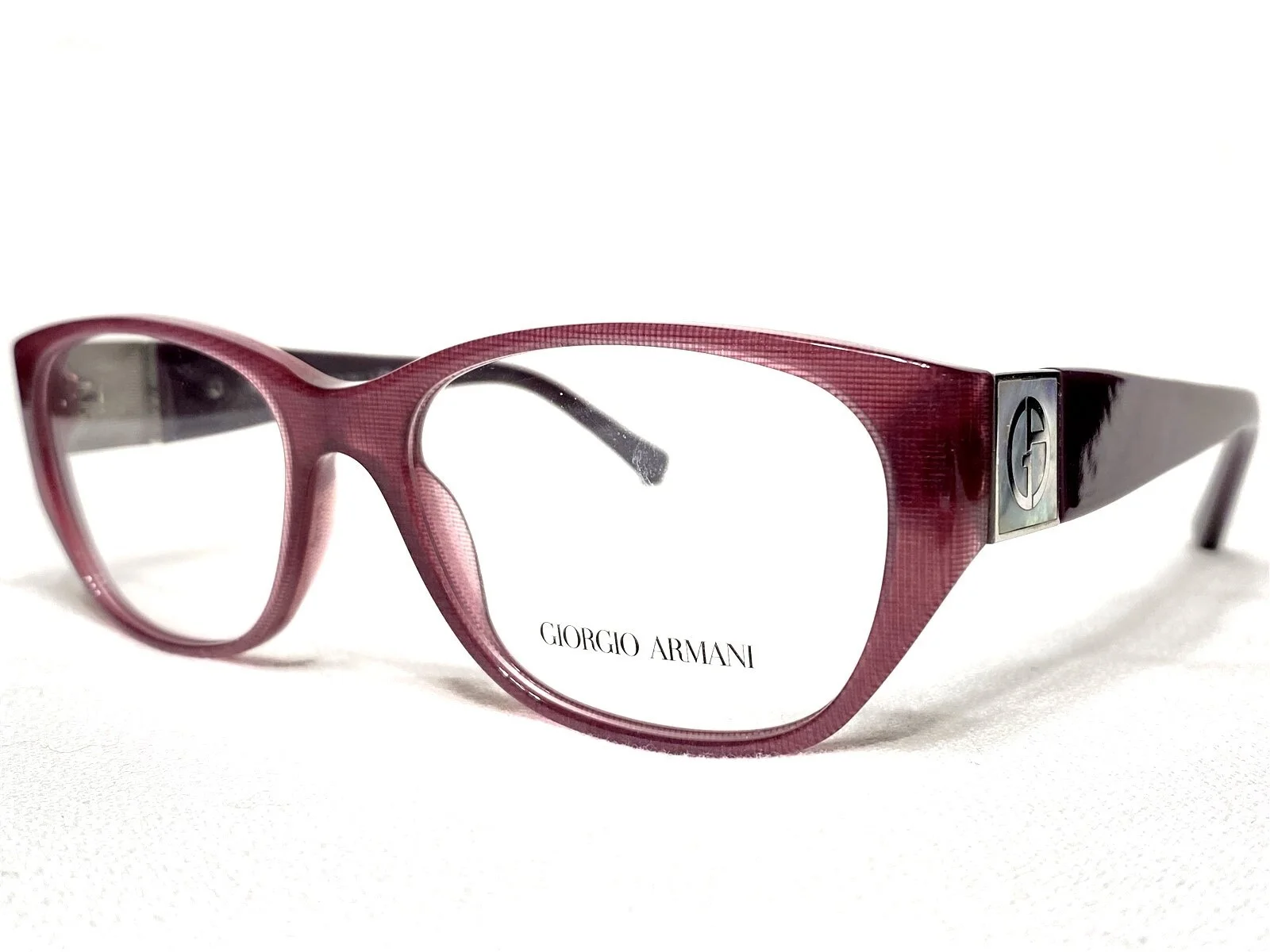 Giorgio Armani AR 7016H 5157 Eyeglasses Glasses Cherry Fabric Effect 51mm 2