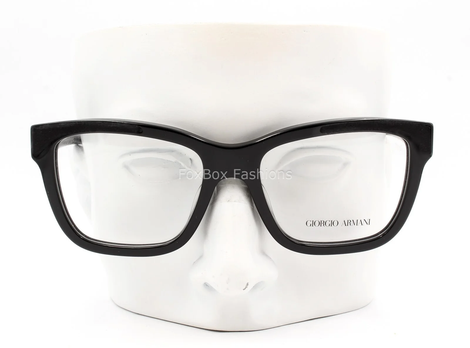 Giorgio Armani AR 7019KF Eyeglasses Glasses Black w/ Velvet Trim / Gold Plated 3