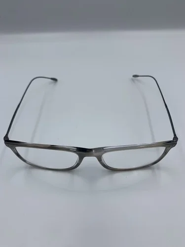 Giorgio Armani AR 7154 Striped Grey Ruthenium 5659 frames 55-17~145With Case 2
