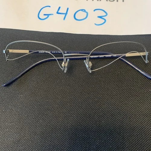 Giorgio Armani AR5093 3003 Matte Gunmetal Round EYEGLASSES FRAME 52-20-140 G403 2