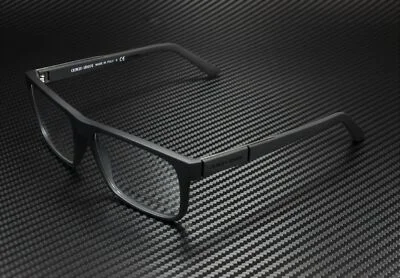 GIORGIO ARMANI AR7042 5063 54 Black Rubber Demo Lens 54 mm Men