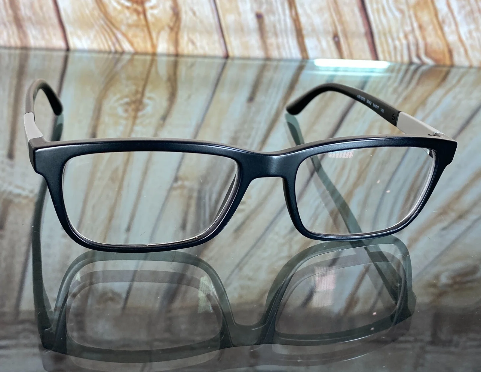 Giorgio Armani AR7070 Matte Black Nylon Eyeglass Frames 54-17 140 Full-Rim ITALY 2