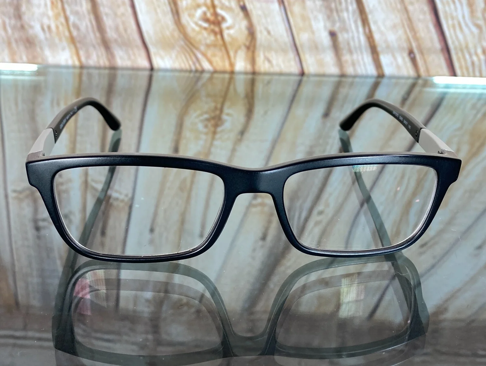 Giorgio Armani AR7070 Matte Black Nylon Eyeglass Frames 54-17 140 Full-Rim ITALY 4