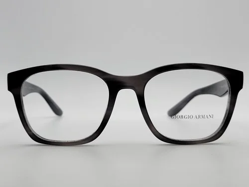 Giorgio Armani AR7229 5964 Men Striped Grey Eyeglass Frames 53-19-145 2