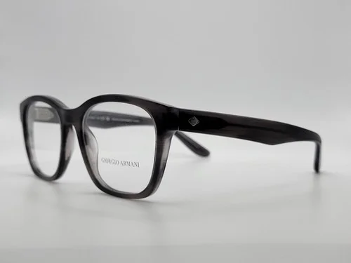 Giorgio Armani AR7229 5964 Men Striped Grey Eyeglass Frames 53-19-145 3