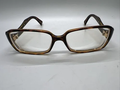 Giorgio Armani Eyeglass Frames Womens Italy Tortoise 50-17-140 2