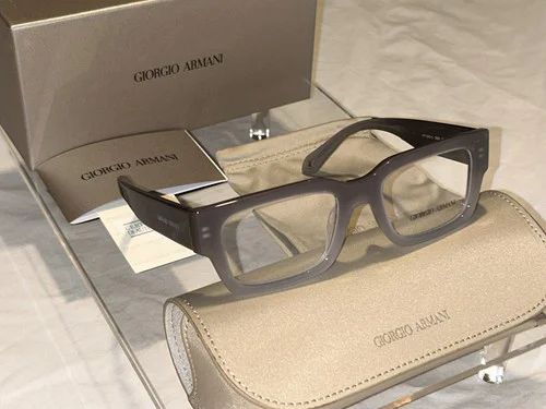 Giorgio Armani Eyeglasses AR 7243-U Gradient Brown Milky White 5980 NEW 2