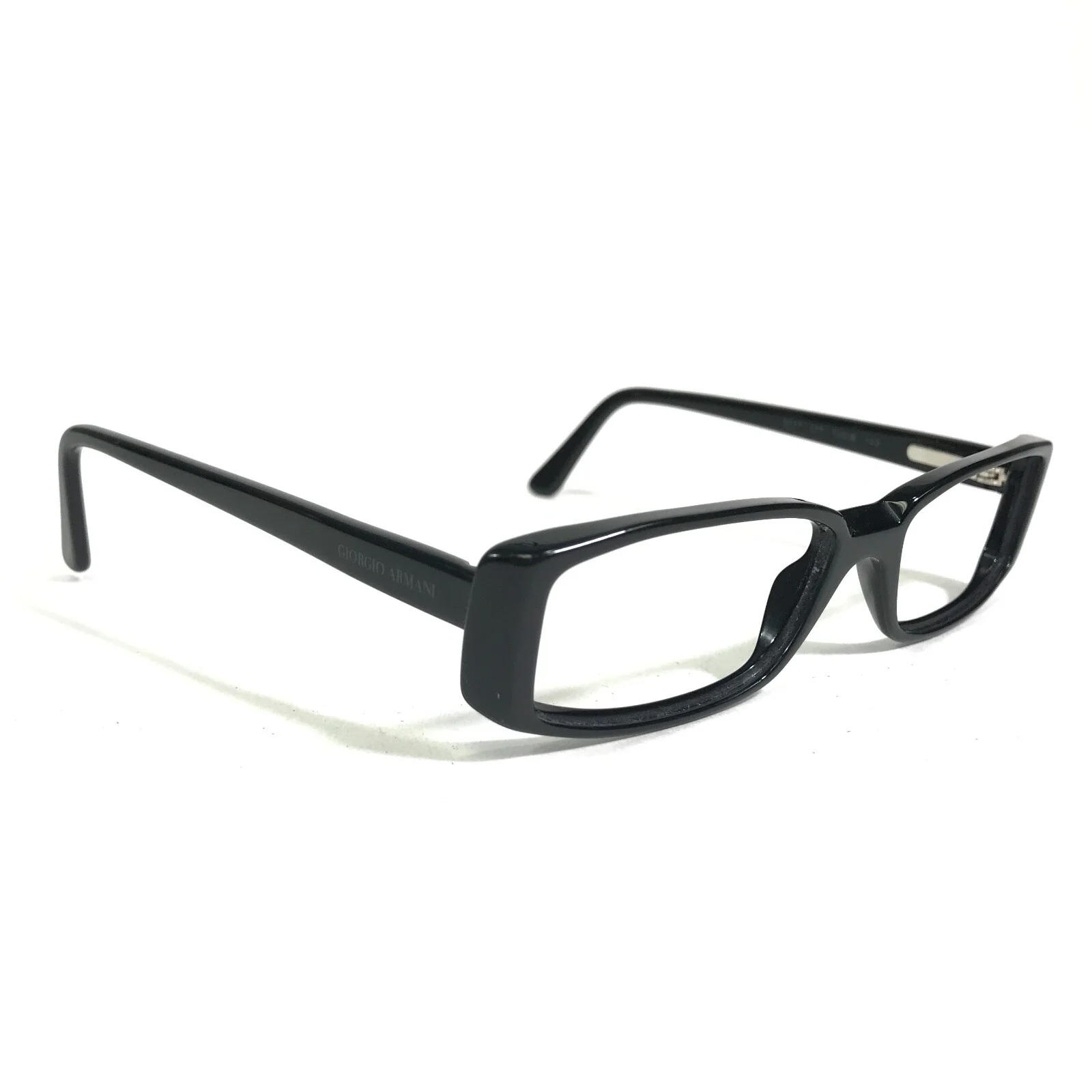 Giorgio Armani Eyeglasses Frames 2017 020 Black Square Full Rim 52-16-140 3