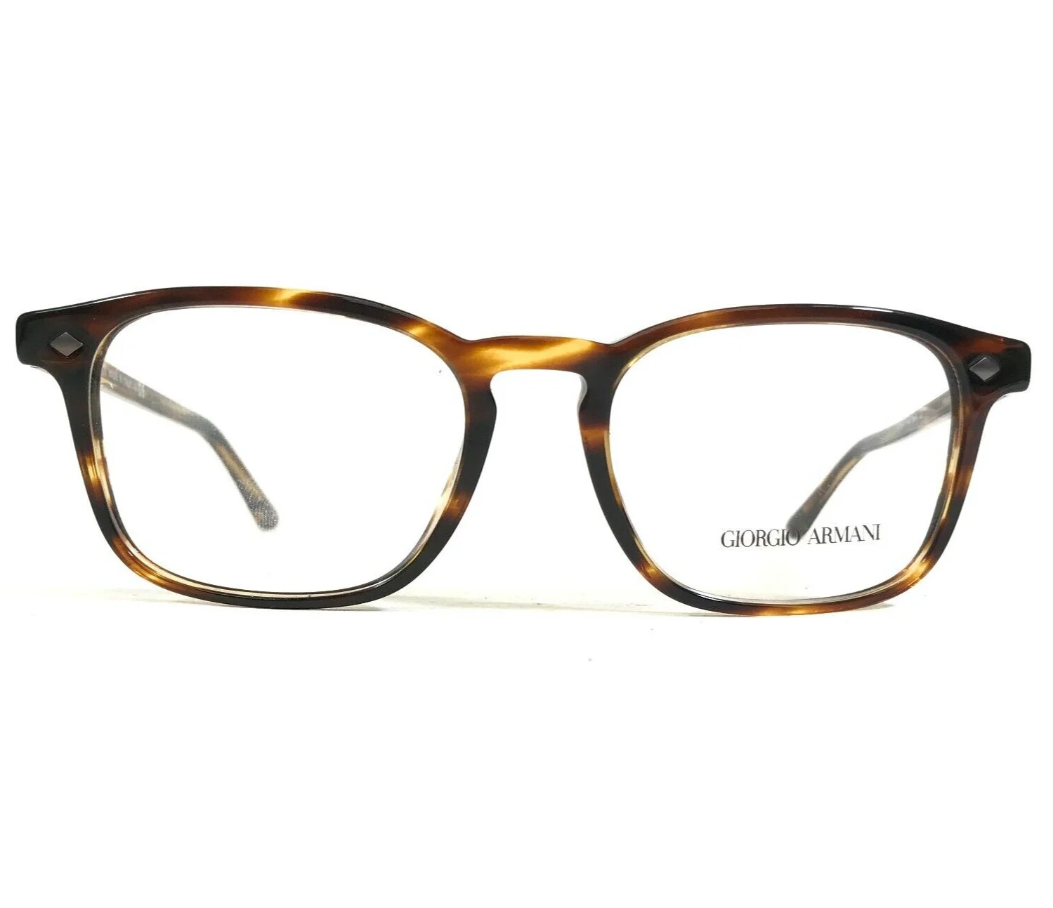 Giorgio Armani Eyeglasses Frames AR 8103-V 5590 Brown Horn Asian Fit 53-19-145