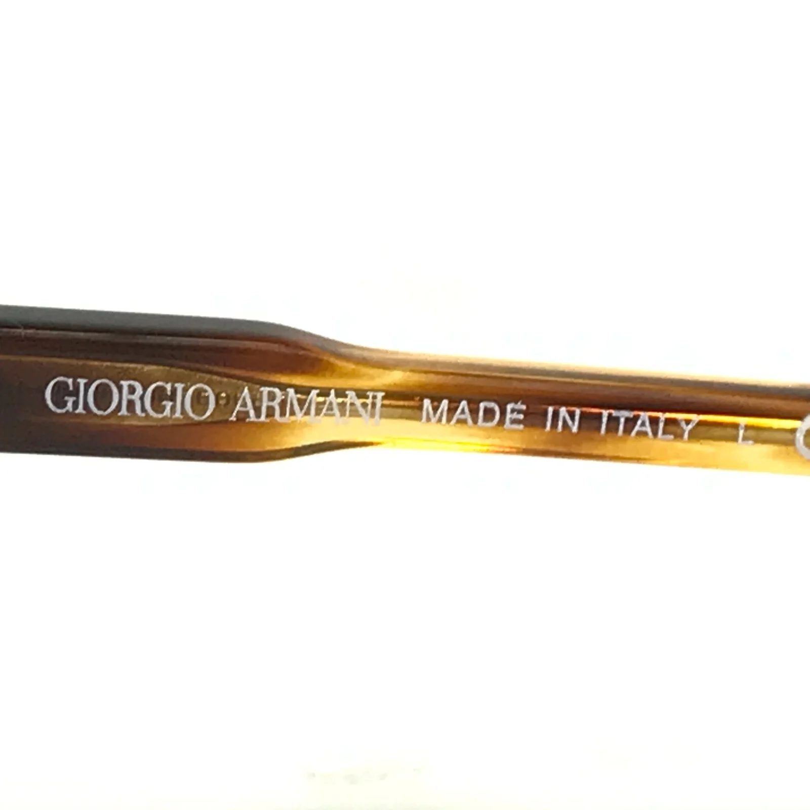 Giorgio Armani Eyeglasses Frames AR 8103-V 5590 Brown Horn Asian Fit 53-19-145 2