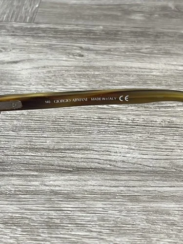 GIORGIO ARMANI EYEGLASSES FRAMES GA 822 086 Havana Italy 145 4