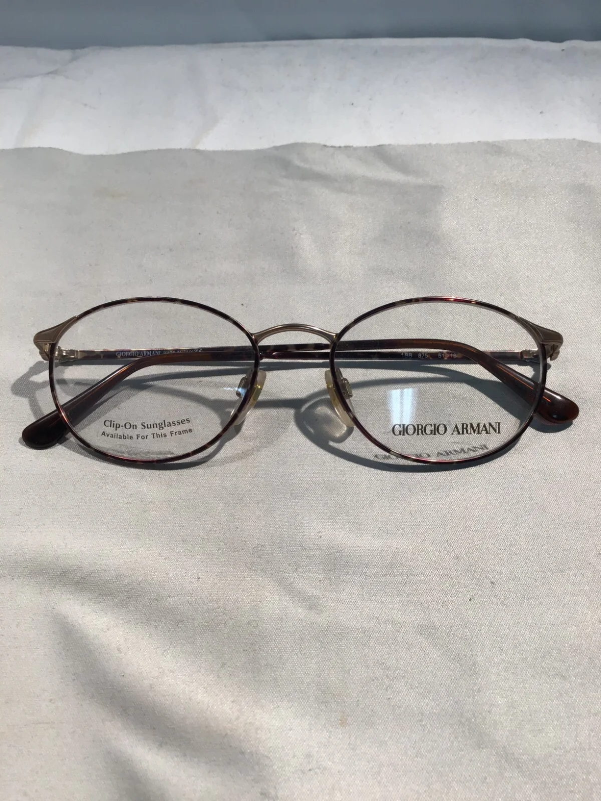 Giorgio Armani Eyeglasses Frames Tortoise Shell Made in Italy 2029 063 53-17-140 4