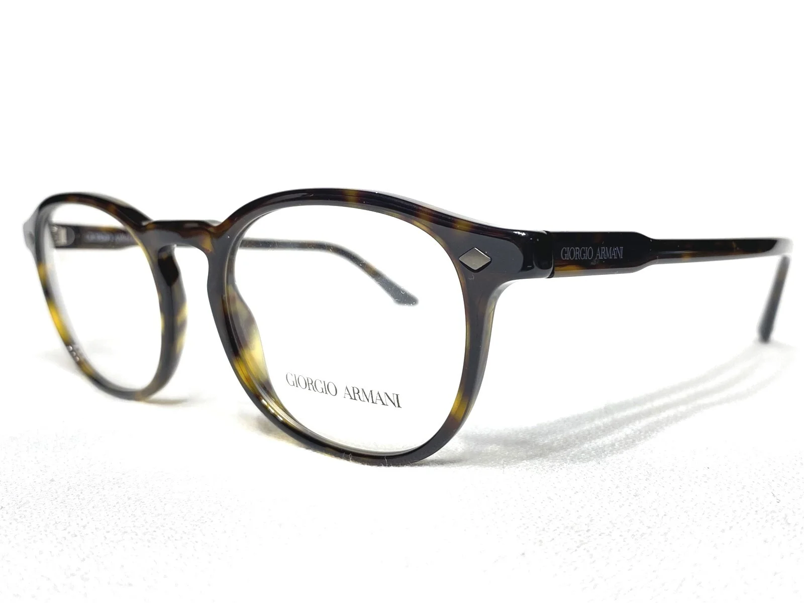 Giorgio Armani Frames Of Life Tortoise Shell And Gold Wire Eyeglasses Frames 2