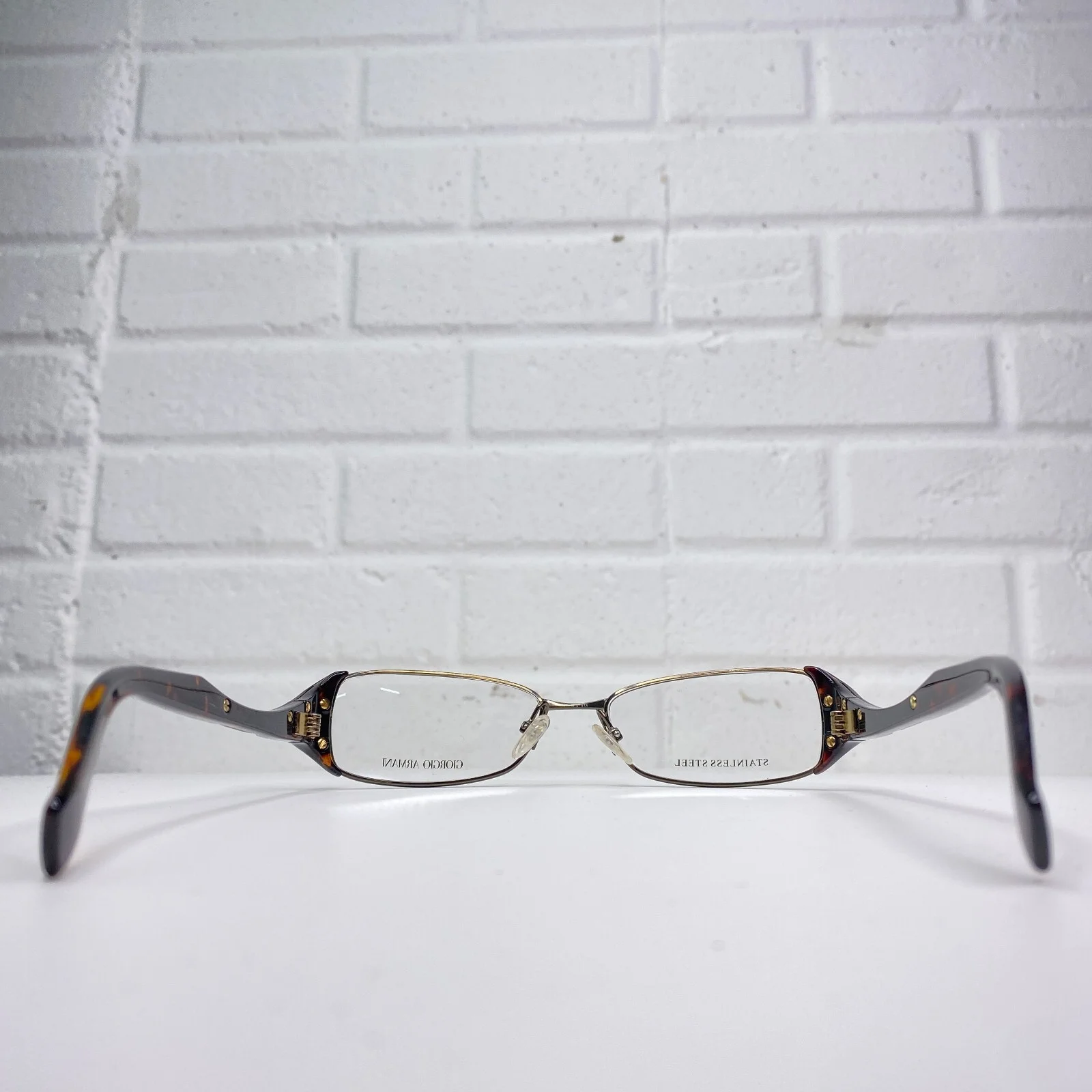 Giorgio Armani GA639 Eyeglasses Frames Brown Women 4