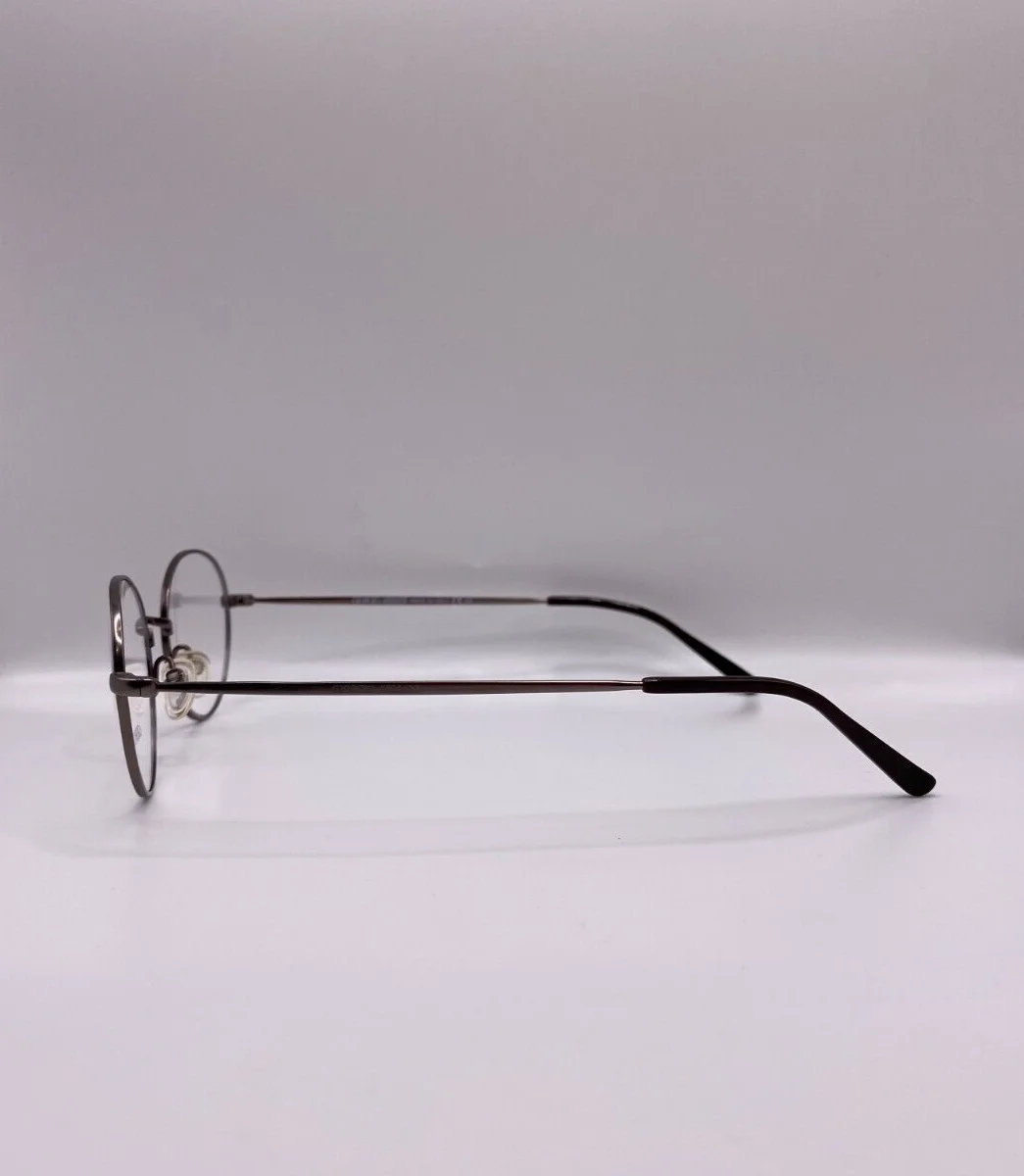 GIORGIO ARMANI GA808 CRL GUNMETAL ROUND EYEGLASSES TITANIUM FRAME 48-20-145 RX 2