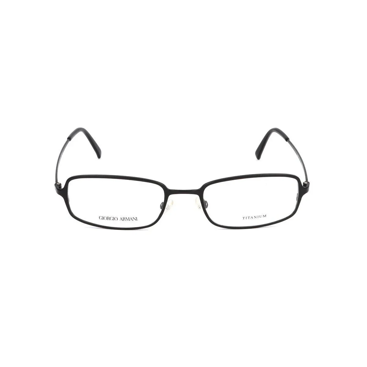 GIORGIO ARMANI GA826 003 BLACK TITANIUM EYEGLASSES FRAMES 51-19-140 ITALY MADE