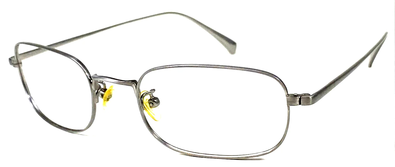 GIORGIO ARMANI GA895 XY0 Italy Titanium Light Silver Eyeglasses Frame 51-20-145