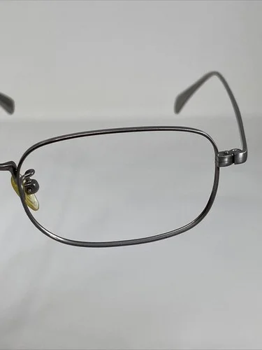 GIORGIO ARMANI GA895 XY0 Italy Titanium Light Silver Eyeglasses Frame 51-20-145 4